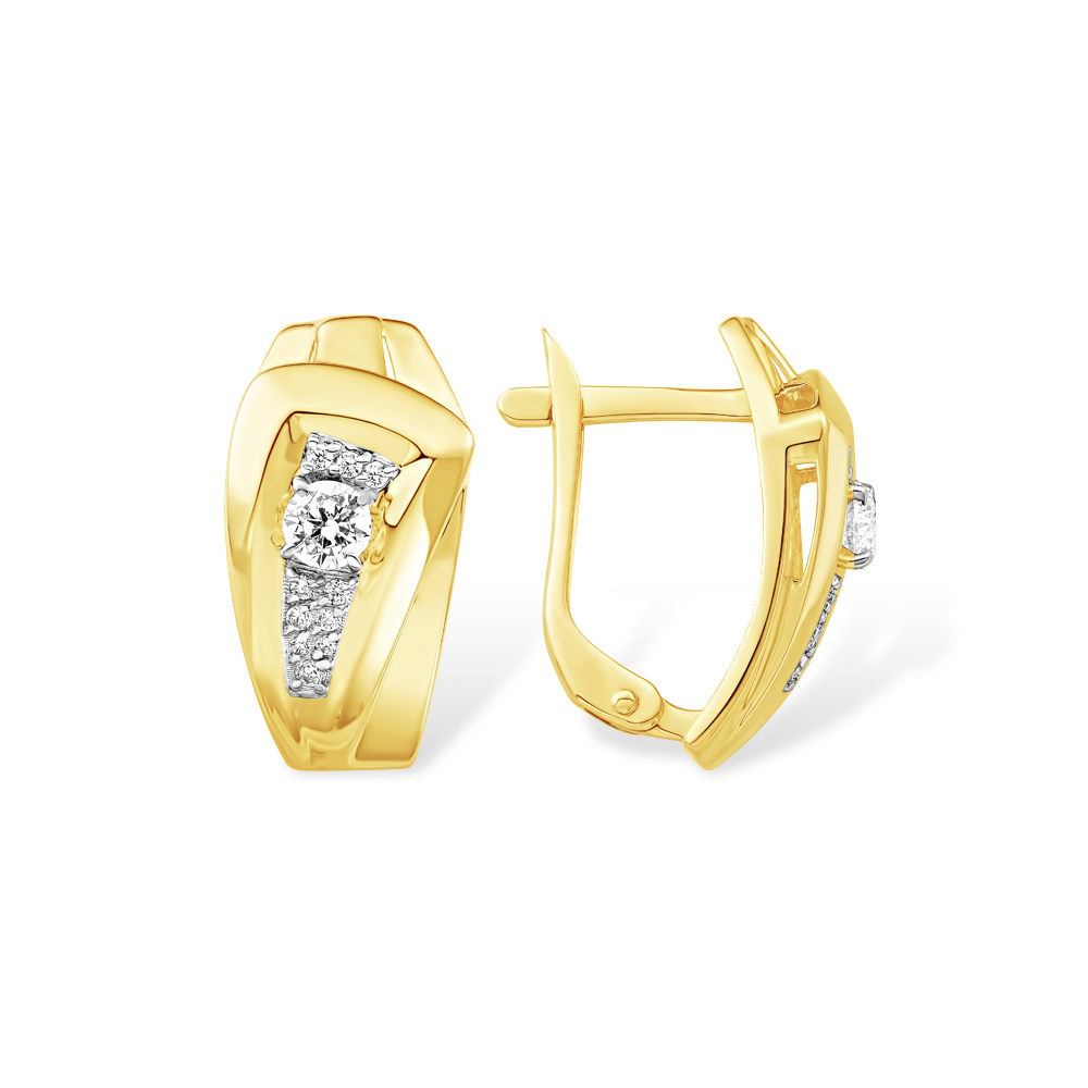 Серьги из золота 585 пробы