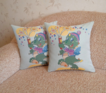 Декоративный гобеленовый чехол для интерьерной подушки Дракончик 38*38