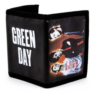 Кошелек Green Day ( фото группы в обводке из огня )