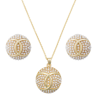 Комплект Fiore Luna, колье и серьги SG208408E-001 G