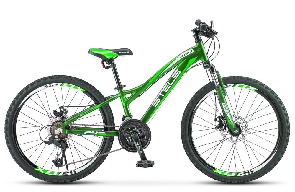 Велосипед Stels Navigator 460 MD 24",рама 11,цвет зелёный