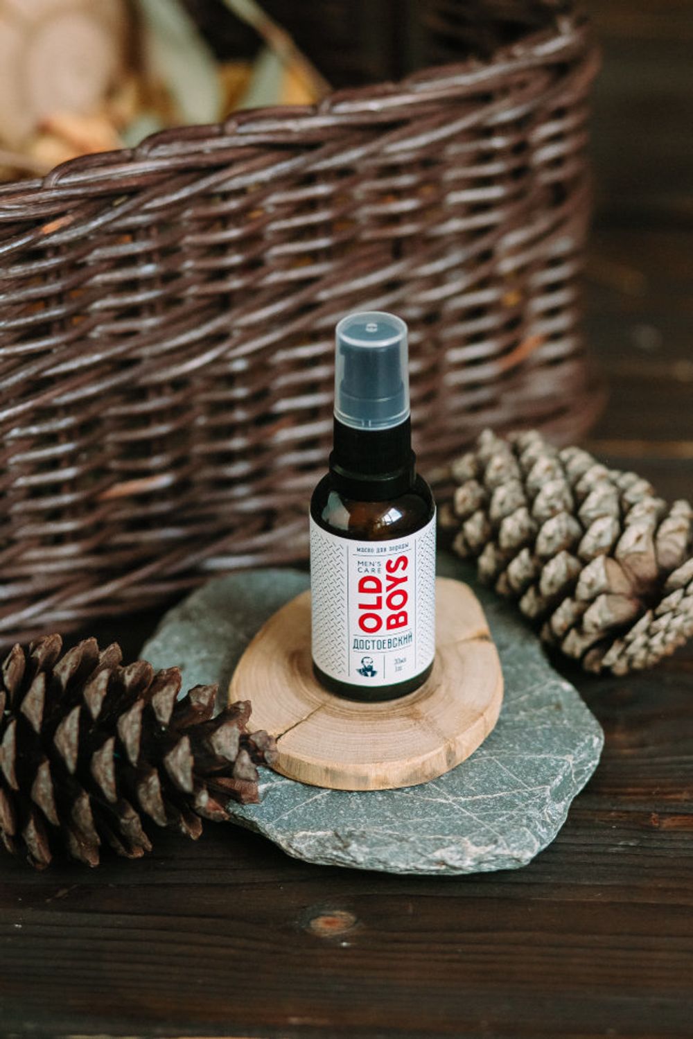 МАСЛЯНЫЙ КОКТЕЙЛЬ ДЛЯ БОРОДЫ "ДОСТОЕВСКИЙ" 30мл (Краснополянская косметика)