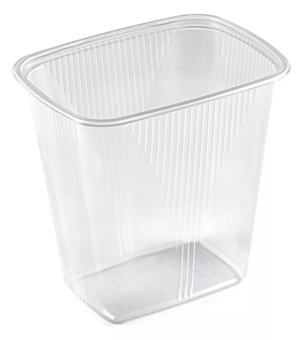 Одноразовые контейнеры 500мл 108х82мм ПП прозрачные (100/1000шт)