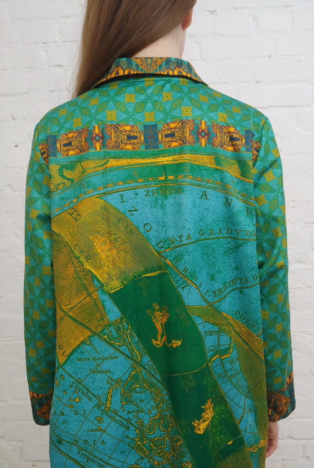 Платье "Небесный атлас", по мотивам иллюстраций из Небесного атласа Андреаса Целлариуса «Гармония Макрокосмоса»