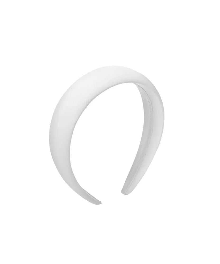 Noelia, ободок широкий из молочного бифлекса