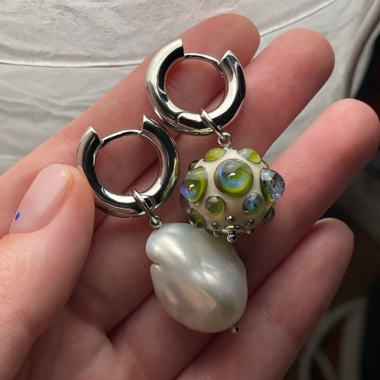 Серьги Green Galactic Earrings Earrings