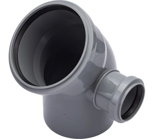 Отвод канализац. с выходом 50х110х45 (правый) (ПОЛИТЭК)