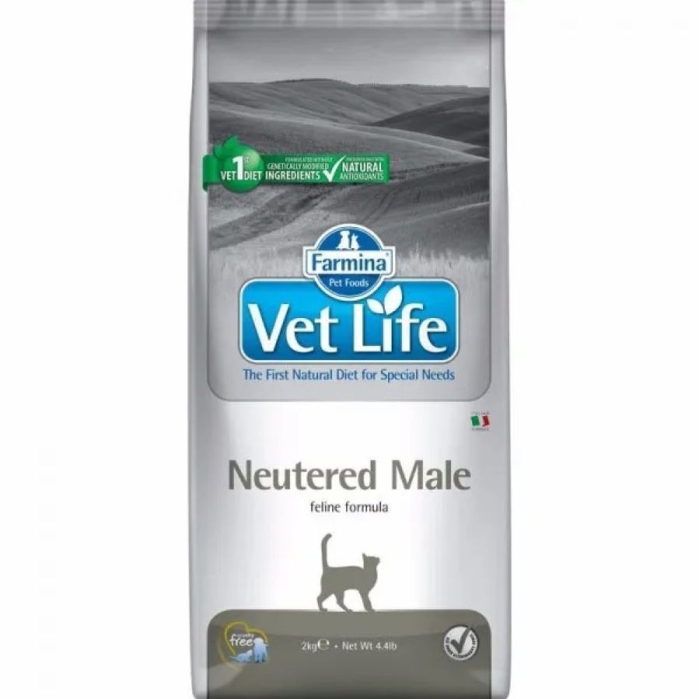 Сухой корм FARMINA Vet Life Cat Neutered Male для взрослых кастрированных котов - 0,4 кг