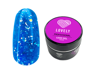 Гель для наращивания и укрепления Lovely, Lego Gel Mermaid Akvata, 15 гр