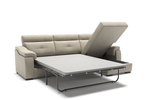 Boston диван-кровать с шезлонгом замша серый