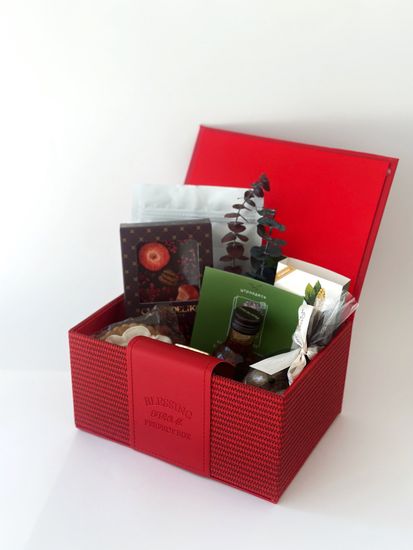 Подарочный набор "Пусть мечты сбываются" в красной шкатулке малый