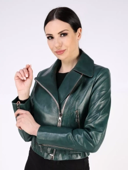 Кожаная куртка демисезонная косуха