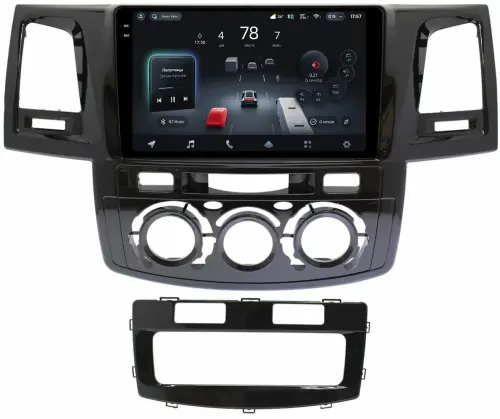 Магнитола для Toyota HiLux 7 2011-2015 - Teyes CC4-PRO монитор 9.5" 2K QLED на Android 13, Быстрейшая, Snapdragon 778G, ИИ, CarPlay, DSP, 4G SIM-слот