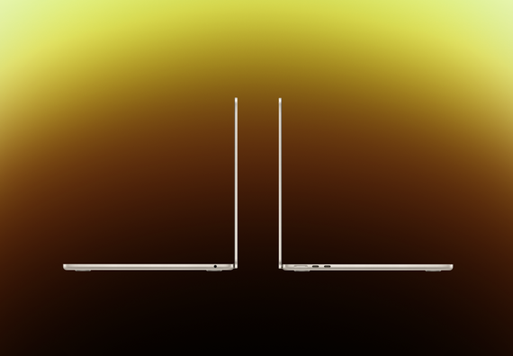 Ноутбук Apple MacBook Air 13.6" (M2, 8 Gb, 512 Gb SSD) Старлайт (MLY23)