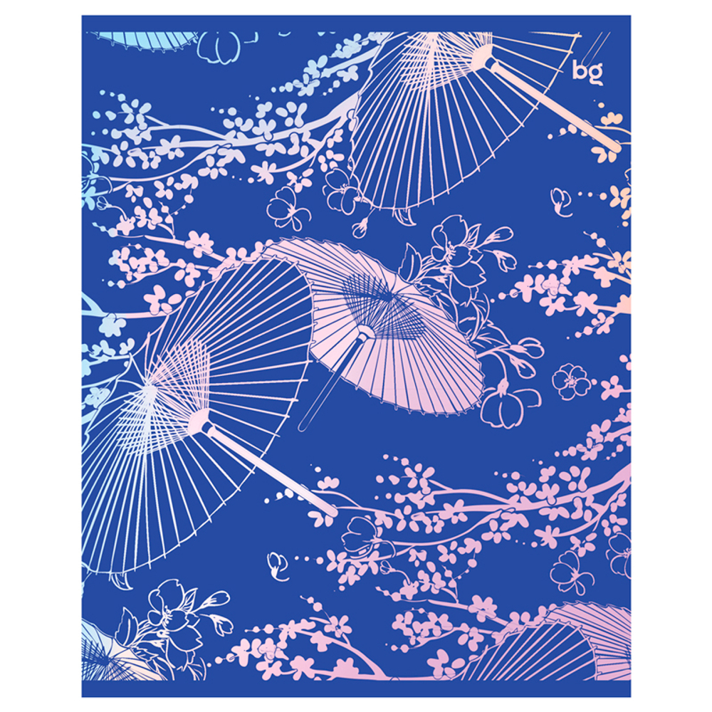 Тетрадь общая BG "Синий цвет", А5, 48 листов в клетку, на скрепке