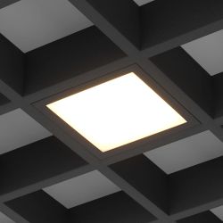 Светильник DL-GRIGLIATO-S90x90-6W Warm3000 (BK, 90 deg, 230) (Arlight, IP40 Металл, 5 лет) 047045