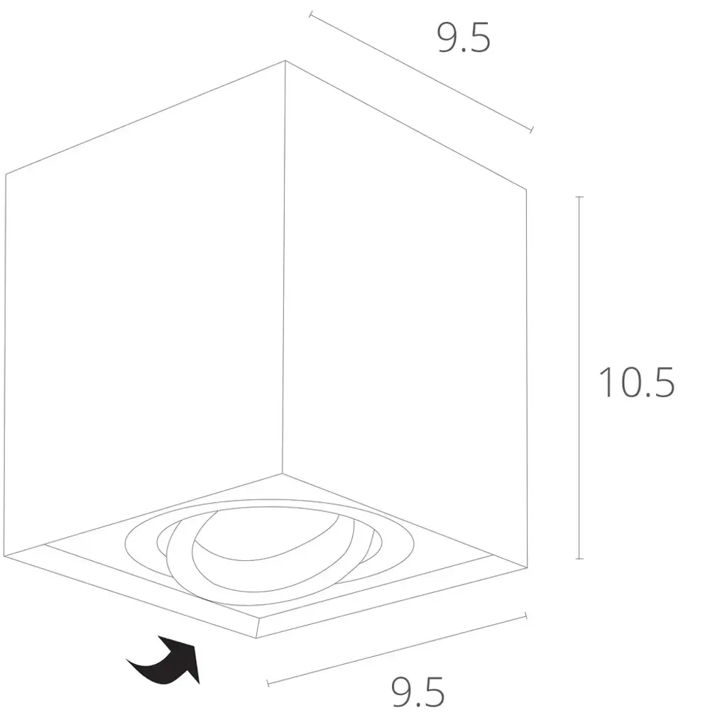 Точечный накладной светильник Arte Lamp