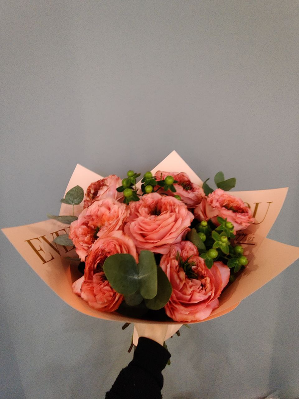 Букет "Персиковый нектар"