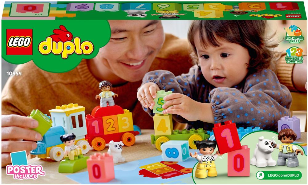 Конструктор LEGO Duplo 10954 Поезд с цифрами