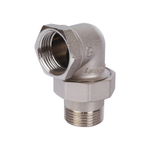 Разъемное соединение (американка) угловое STOUT - 1" (ВР/НР, никелированное, уплотнение o-ring)