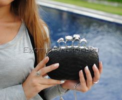 Клатч из кожи питона CL-185