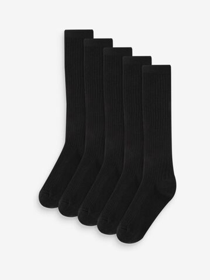 Гольфы хлопковые для мальчика Next A96-688, 5 шт., Черный