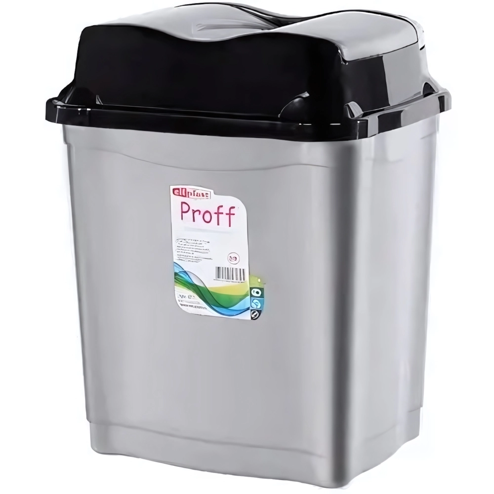 Ведро для мусора»Proff «5л с перекидным верхом (Эльфпласт)