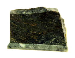 Скол камня из змеевика с ящеркой 110-70-80мм вес 800 гр.