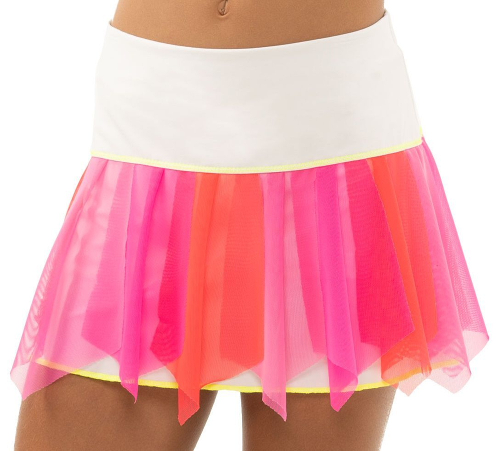 Юбка для девочки теннисная Lucky in Love Core Sashay Skirt G - neon pink