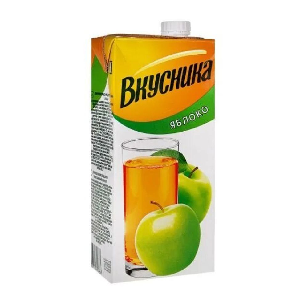 Нектар яблочный, Вкусника, 1л