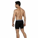 Мужские трусы боксеры черные Clever CONNECTION LONG BOXER 015311