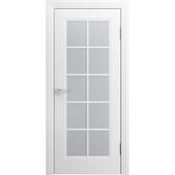 Купить Межкомнатная дверь эмаль Прованс-10 белая остеклённая