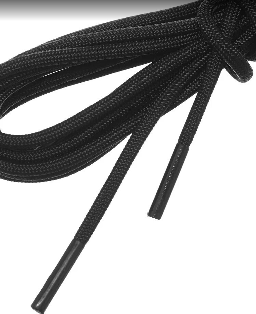Шнурки из паракорда 160см (Black)