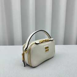 Miu Miu Leather Shoulder Bag 18 cm