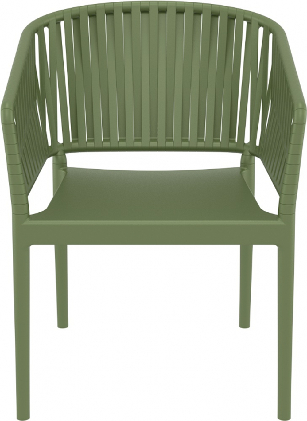 Кресло пластиковое Siesta Contract Portofino, оливковый