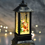 Фонарь новогодний с подсветкой, теплый белый свет, работает от 3*LR44 (в комплекте)