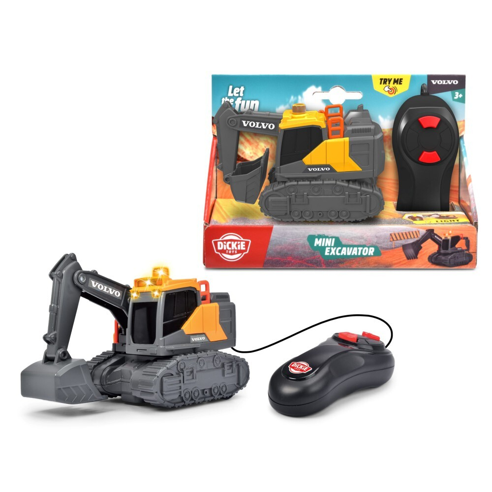 Dickie Construction - Экскаватор VOLVO с дистанционным управлением 14 см 3722013 / артикул   3722013  / GTIN 4006333080524