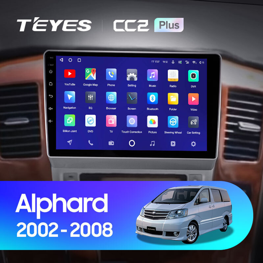 Teyes CC2 Plus 9" для Toyota Alphard 2002-2005