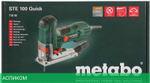 Электролобзик Metabo STE 100 Quick кейс (601100500)