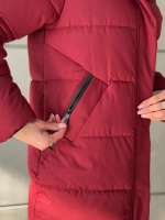 Куртка осенняя капюшоном удлиненная