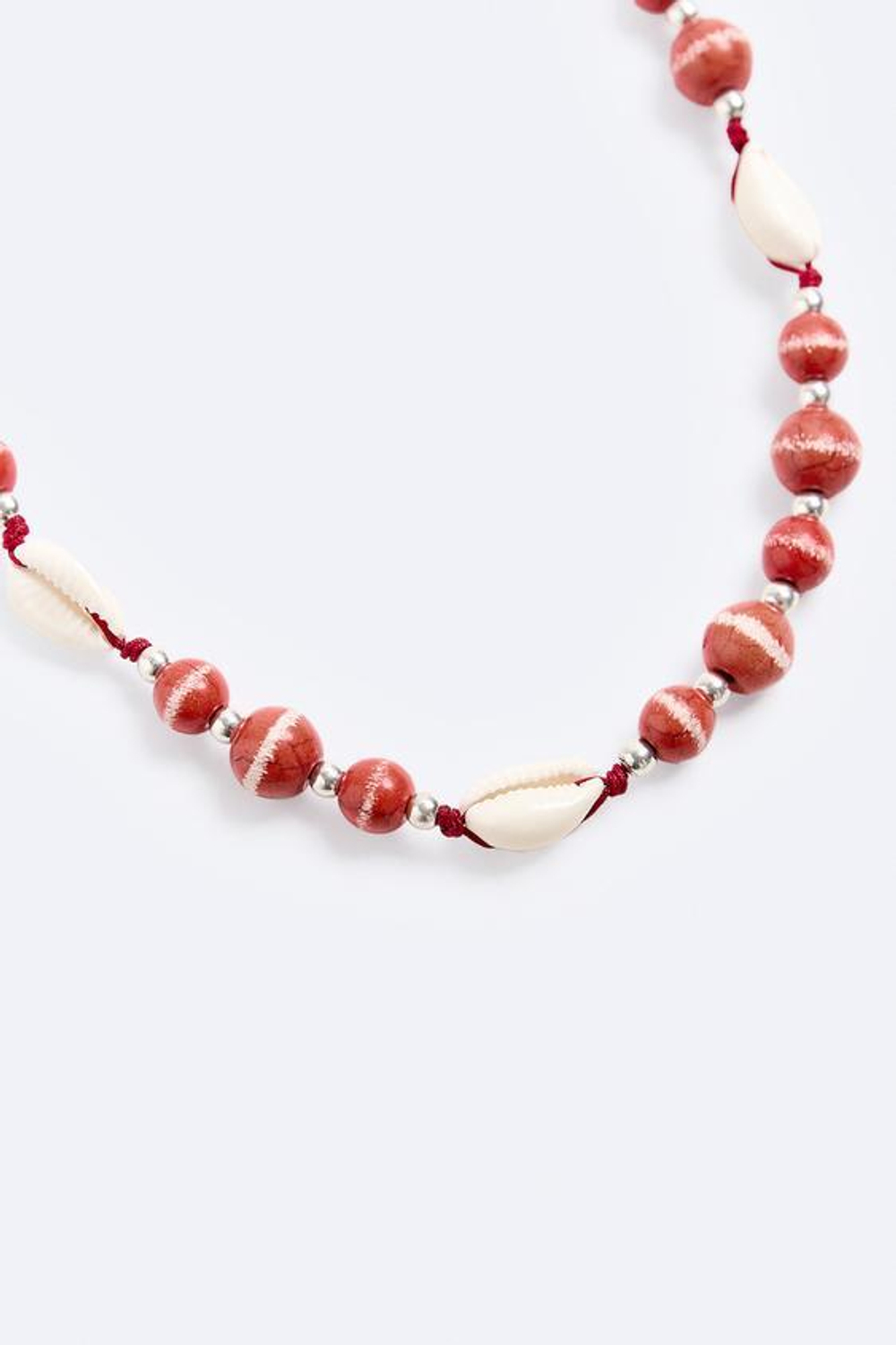 ZARA ОЖЕРЕЛЬЕ ИЗ КОНТРАСТНЫХ БУСИН, РАЗНЫЕ