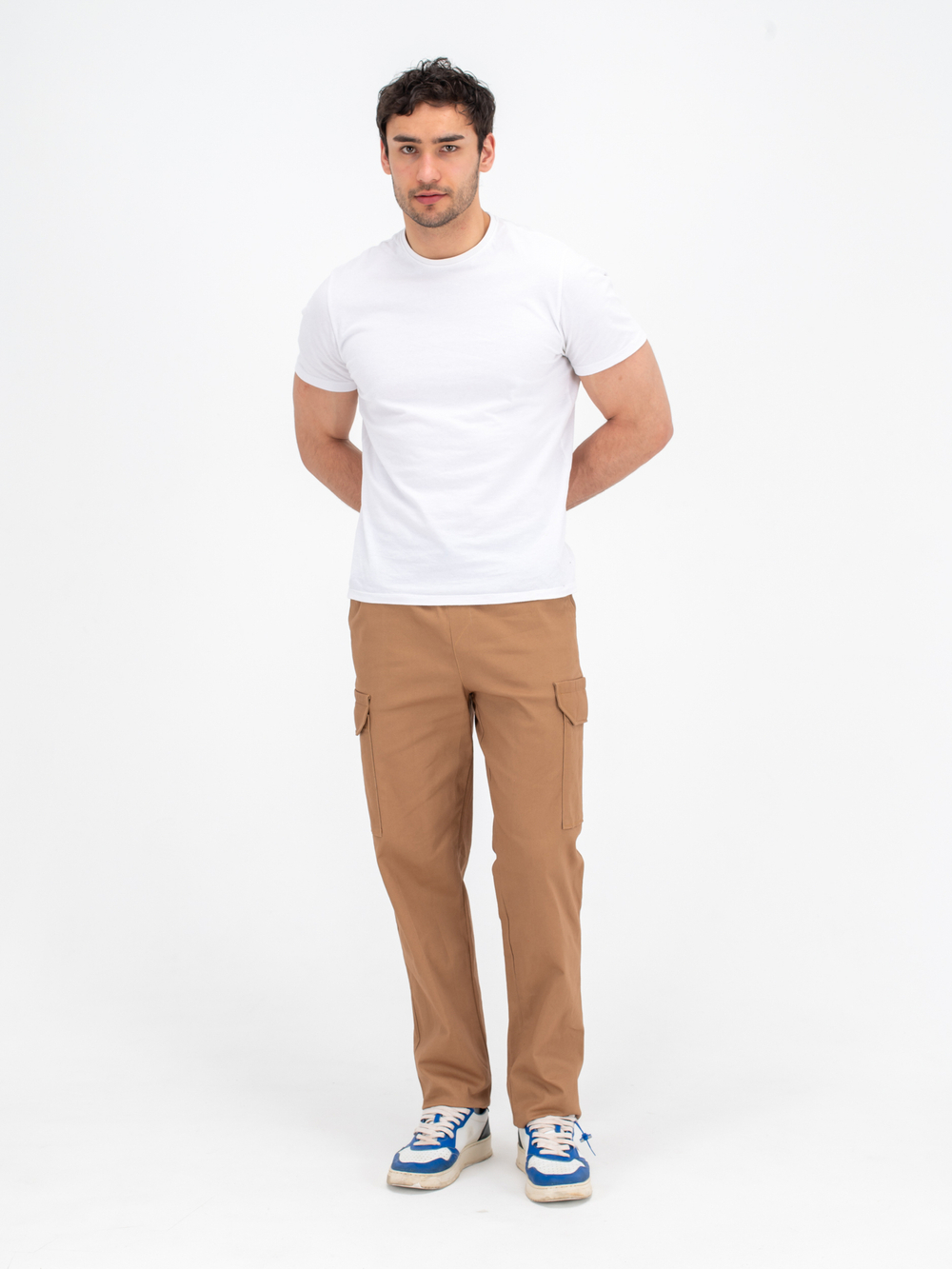 Карго джоггеры прямые. Кэиел