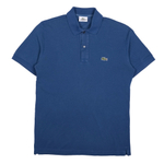 Темно-синее базовое поло Lacoste, S