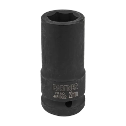 Головка ударная глубокая 22мм 3/4''6гр. Partner PA-46510022