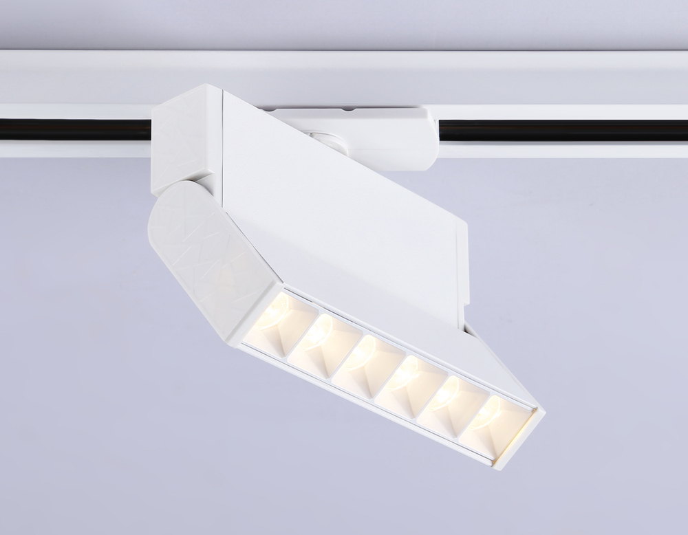 Светильник светодиодный трековый GL6811 WH белый LED 6W 3000K 24° 115*22*87