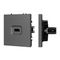 Механизм HDMI розетки SCT-NOBE-MHD1-SFPL-GR Arlight 061844