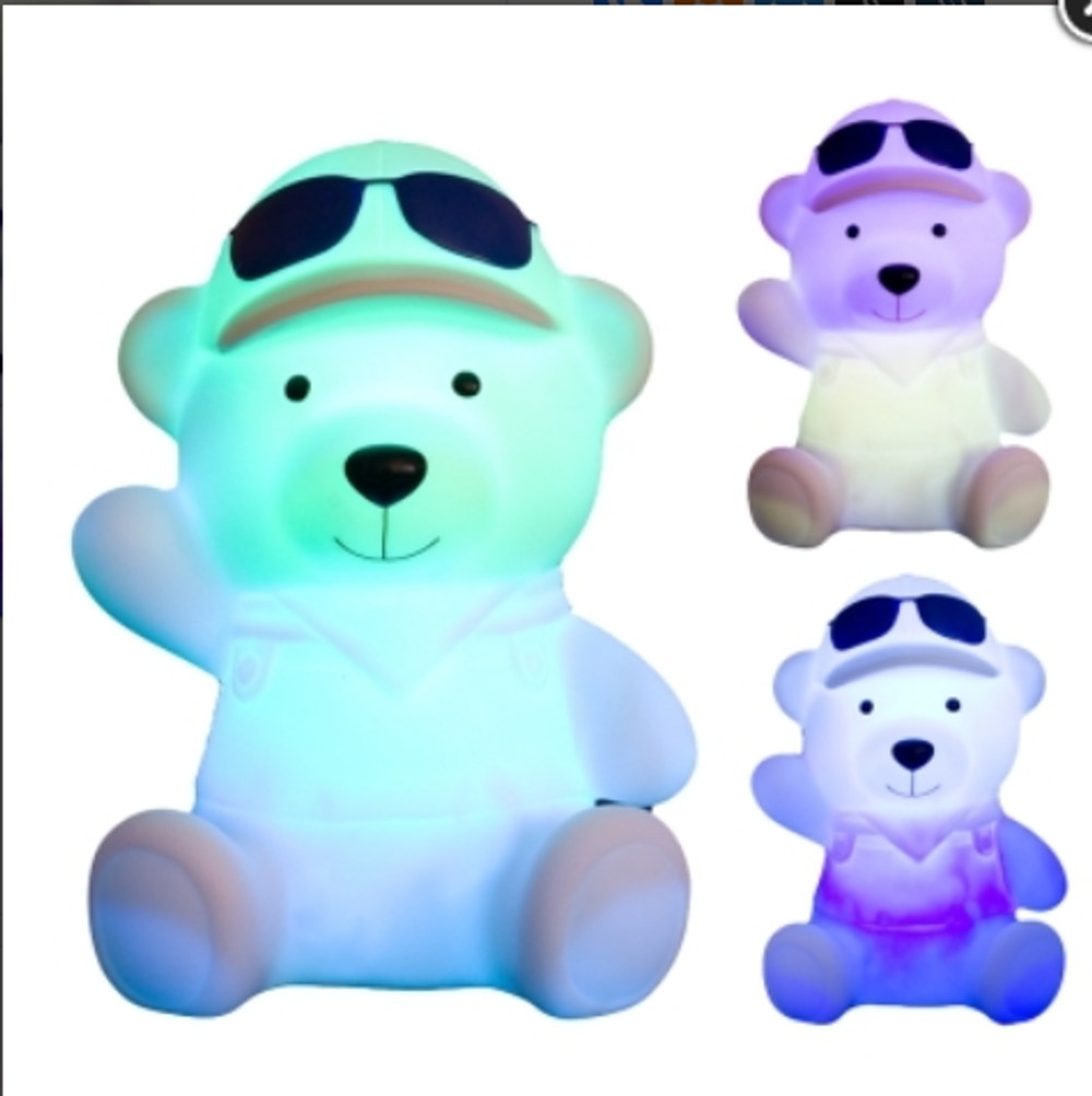 Новогодний детский ночник медвежонок Mixberry MLG 006