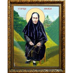 Старица Мисаила. Икона на холсте.