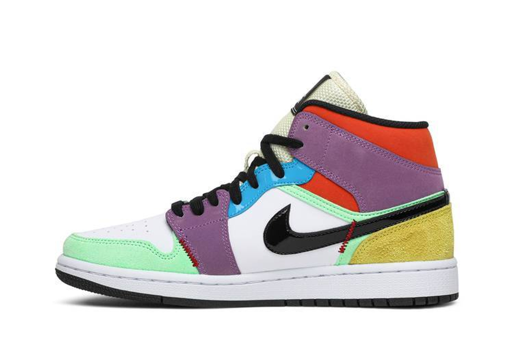 Кроссовки Jordan Air Jordan 1 Mid Se "Lightbulb" (Женская размерная сетка)