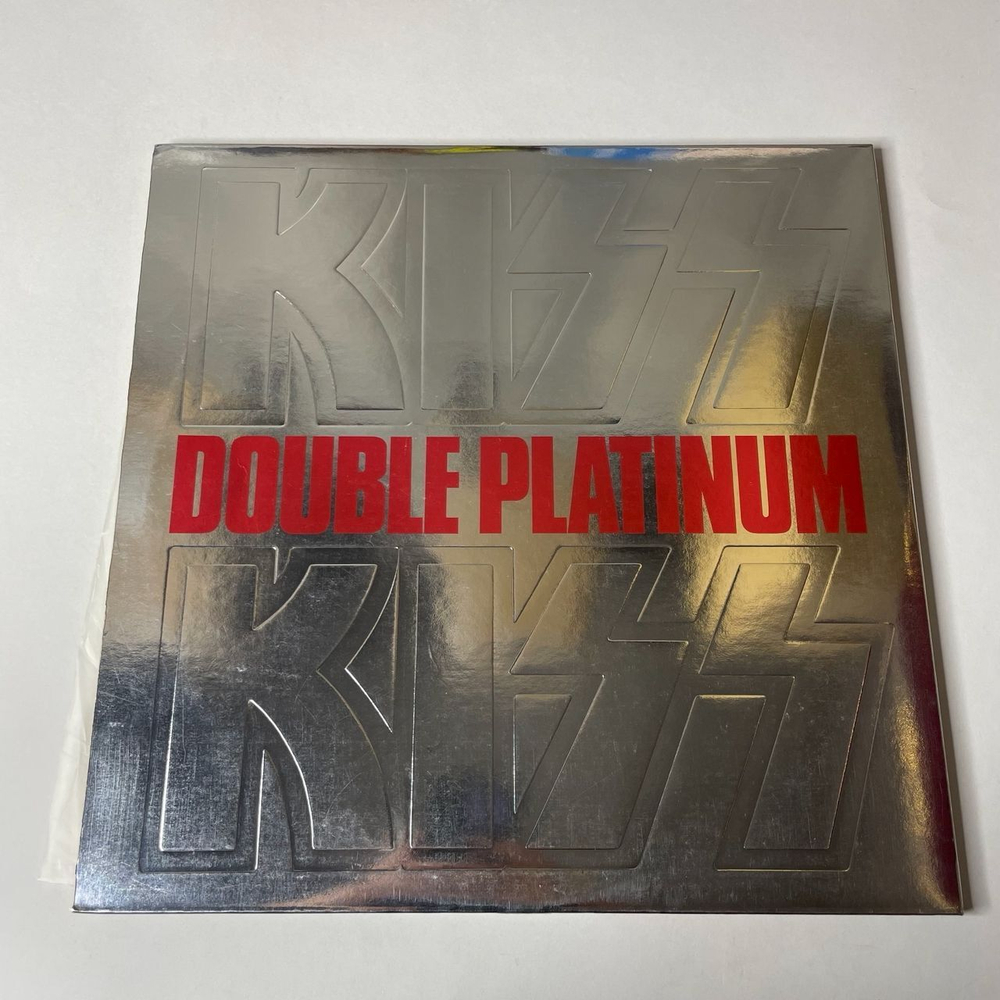 Винтажная виниловая пластинка LP Kiss Double Platinum (Japan 1978) (Obi) God Of Thunder